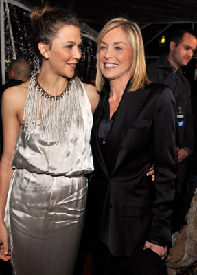 Sharon Stone and Maggie Gyllenhaal at event of Crazy Heart (2009)