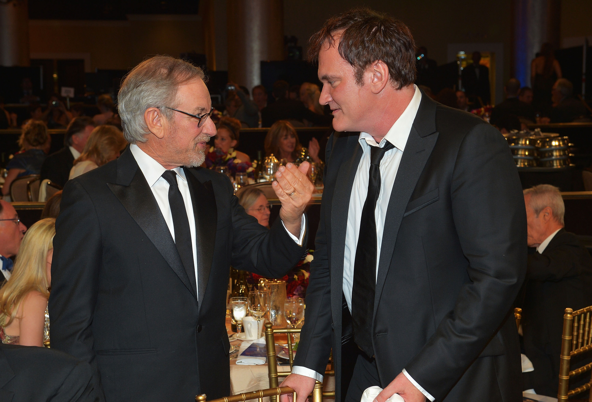 Steven Spielberg and Quentin Tarantino