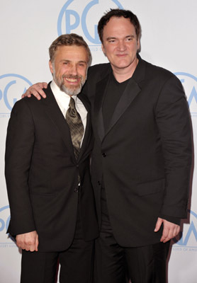 Quentin Tarantino and Christoph Waltz