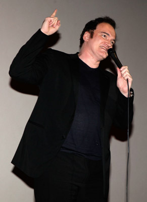 Quentin Tarantino at event of Negarbingi sunsnukiai (2009)