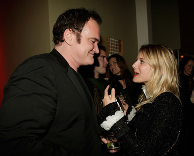 Quentin Tarantino and Mélanie Laurent at event of Negarbingi sunsnukiai (2009)