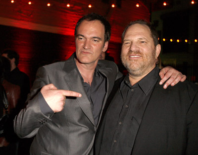 Quentin Tarantino and Harvey Weinstein at event of Grindhouse (2007)