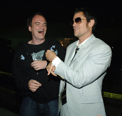 Quentin Tarantino and Johnny Knoxville