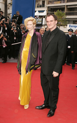 Quentin Tarantino and Tilda Swinton at event of De-Lovely (2004)