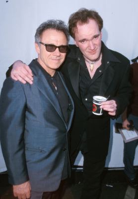 Harvey Keitel and Quentin Tarantino