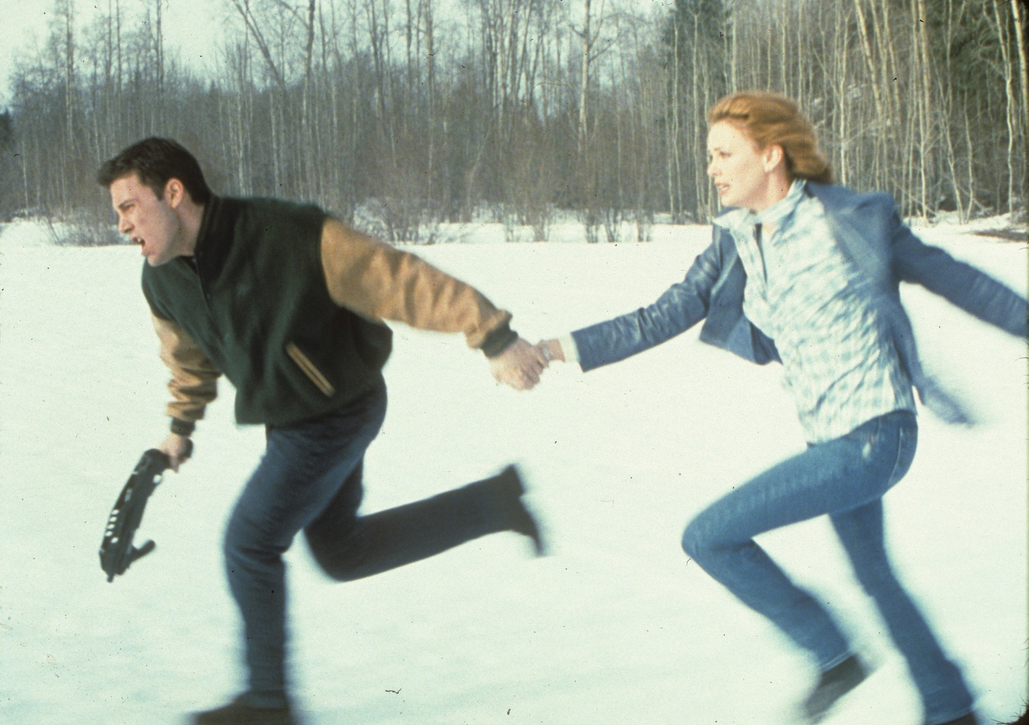 Still of Charlize Theron and Ben Affleck in Reindeer Games (2000)