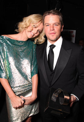 Charlize Theron and Matt Damon