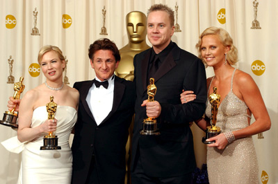 Tim Robbins, Charlize Theron, Renée Zellweger and Sean Penn