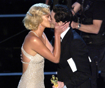 Charlize Theron and Adrien Brody