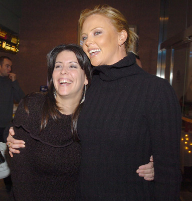 Charlize Theron and Patty Jenkins at event of Monster (2003)