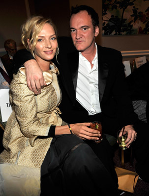 Quentin Tarantino and Uma Thurman