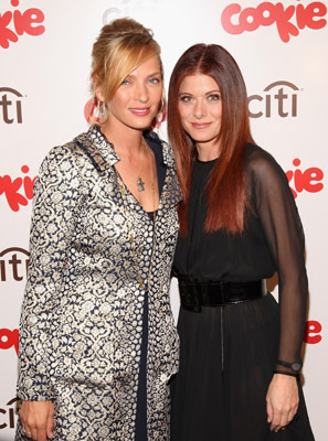 Uma Thurman and Debra Messing