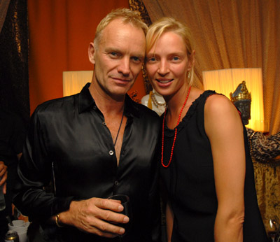 Uma Thurman and Sting