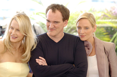 Quentin Tarantino, Uma Thurman and Daryl Hannah at event of Nuzudyti Bila 2 (2004)