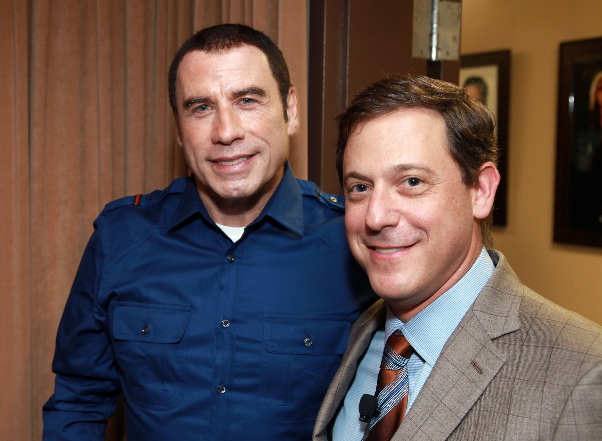 John Travolta and Adam Fogelson
