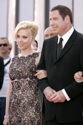 John Travolta and Scarlett Johansson at event of A Love Song for Bobby Long (2004)