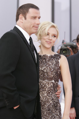 John Travolta and Scarlett Johansson at event of A Love Song for Bobby Long (2004)