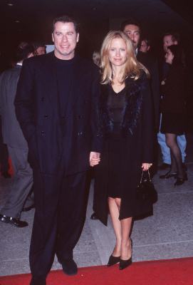 John Travolta and Kelly Preston at event of Mad City (1997)