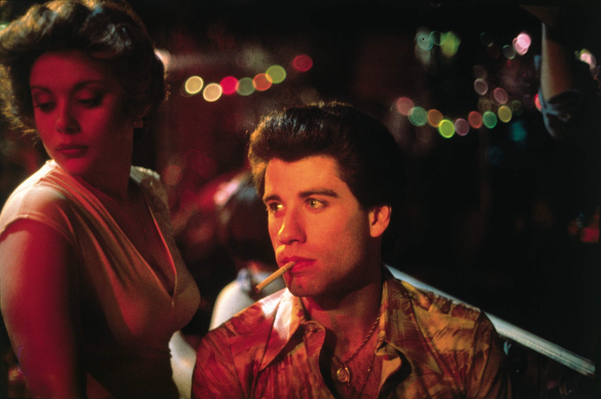 Still of John Travolta and Donna Pescow in Saturday Night Fever (1977)
