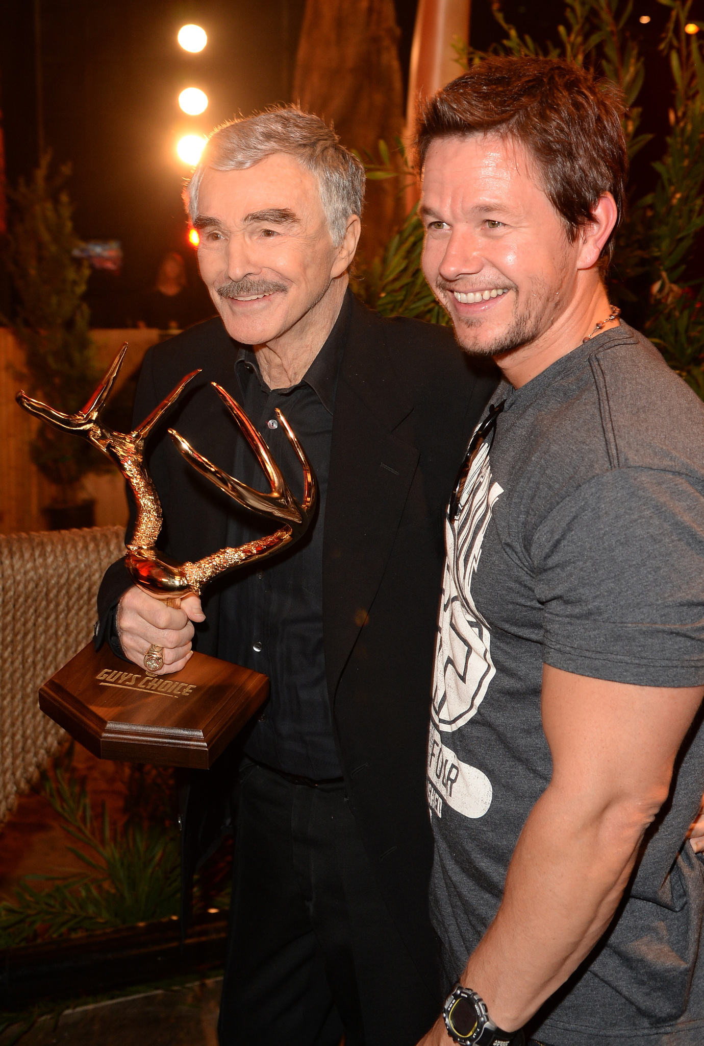 Mark Wahlberg and Burt Reynolds