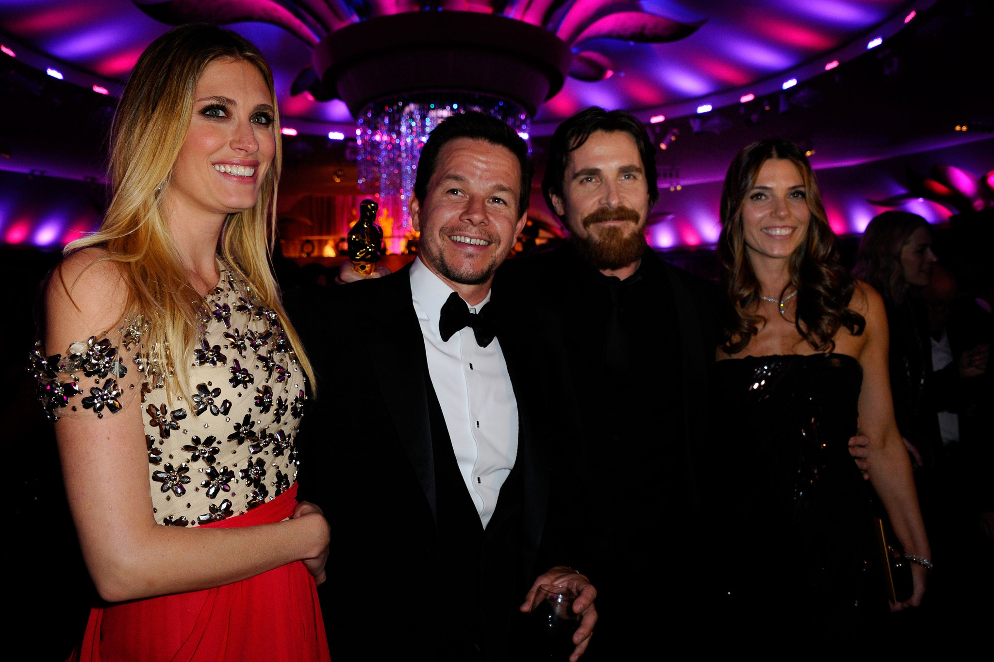 Mark Wahlberg, Christian Bale and Rhea Durham