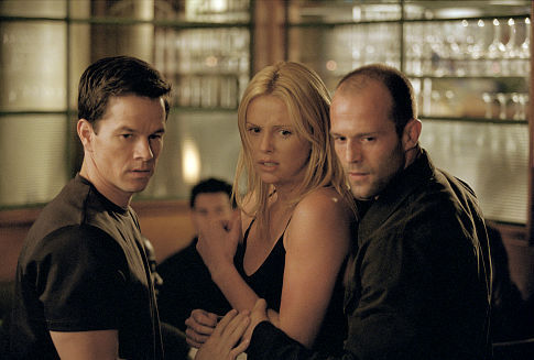 Still of Charlize Theron, Mark Wahlberg and Jason Statham in The Italian Job (2003)