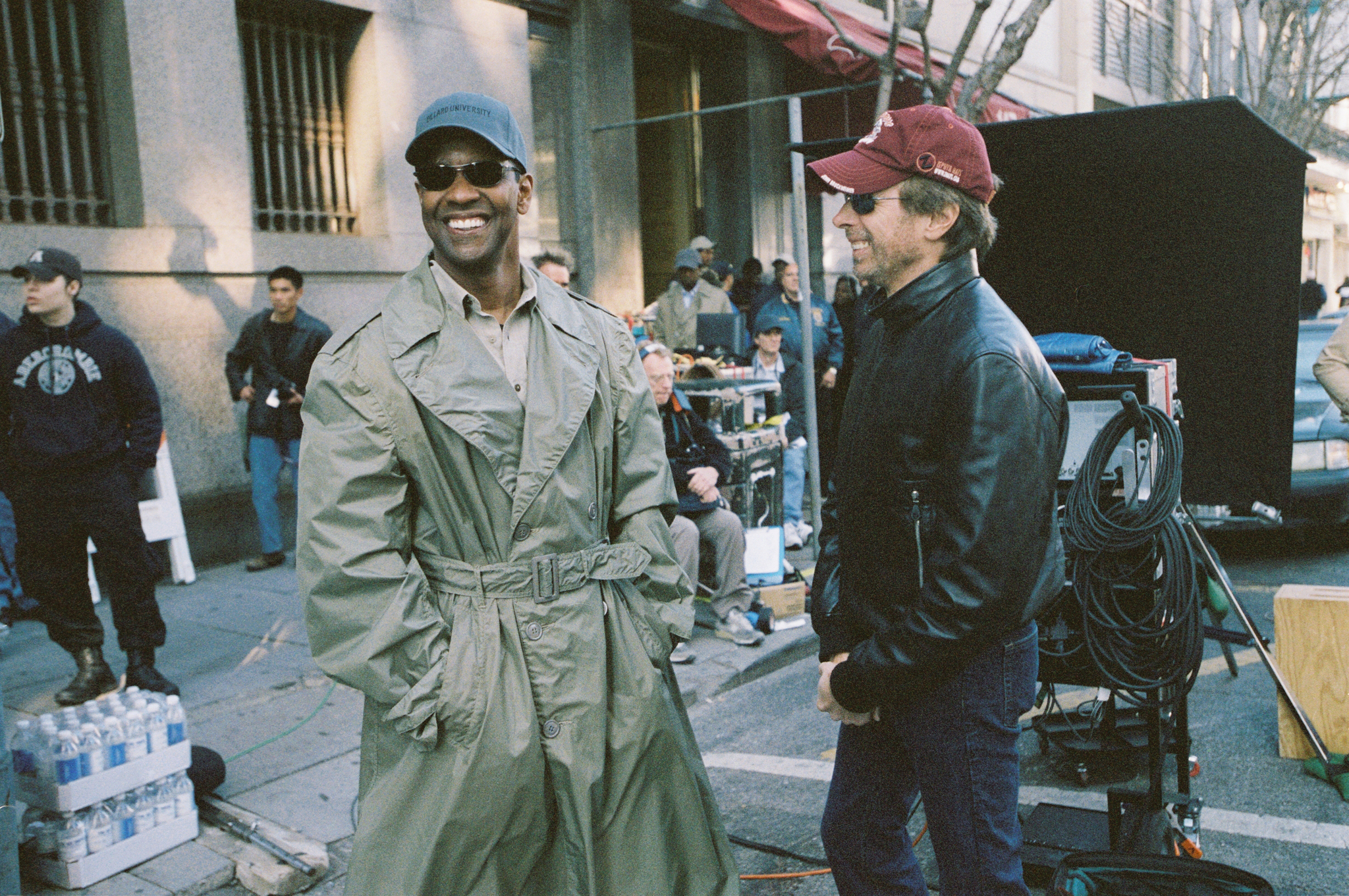 Still of Denzel Washington and Jerry Bruckheimer in Deja Vu (2006)