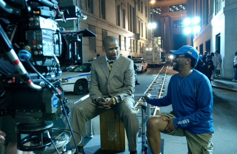 Denzel Washington and Spike Lee in Savas zmogus (2006)