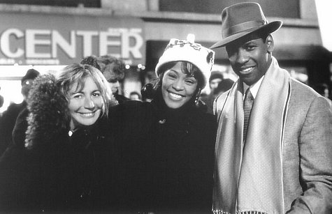 Denzel Washington, Whitney Houston and Penny Marshall in The Preacher's Wife (1996)