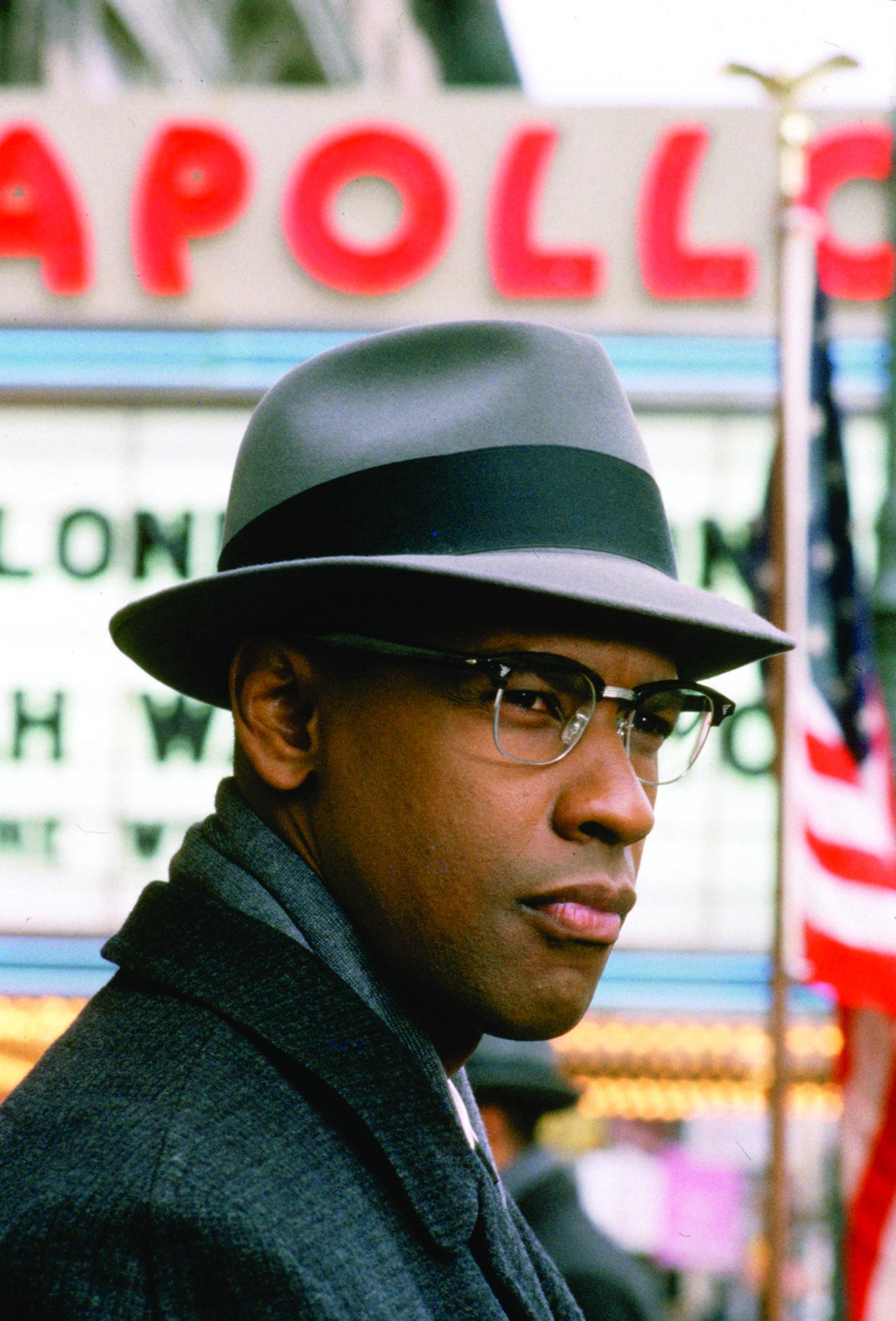 Still of Denzel Washington in Malcolm X (1992)