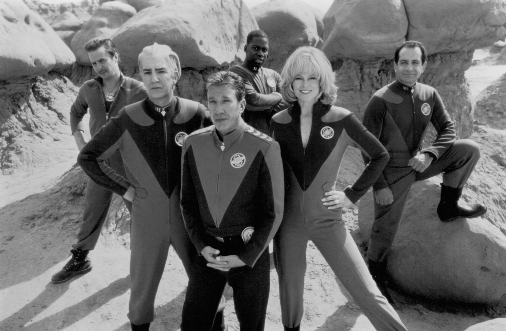 Still of Sigourney Weaver, Alan Rickman, Tony Shalhoub, Sam Rockwell and Enrico Colantoni in Galaxy Quest (1999)