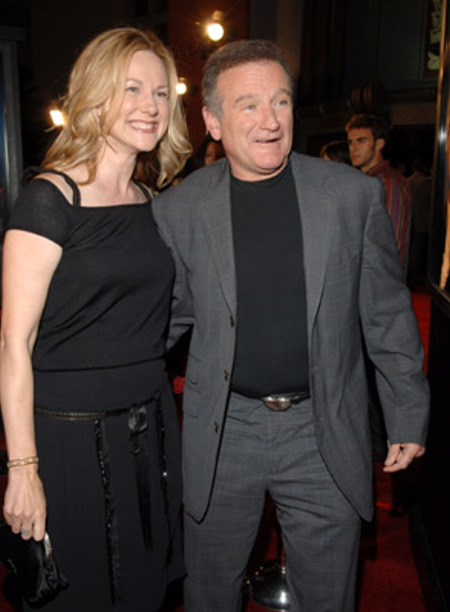 Robin Williams and Laura Linney at event of Man of the Year (2006)