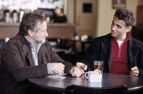Still of Robin Williams and Bobby Cannavale in The Night Listener (2006)