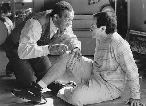 Still of Robin Williams and Bill Cosby in Jack (1996)