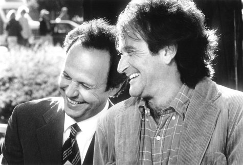 Still of Robin Williams and Billy Crystal in Fathers' Day (1997)