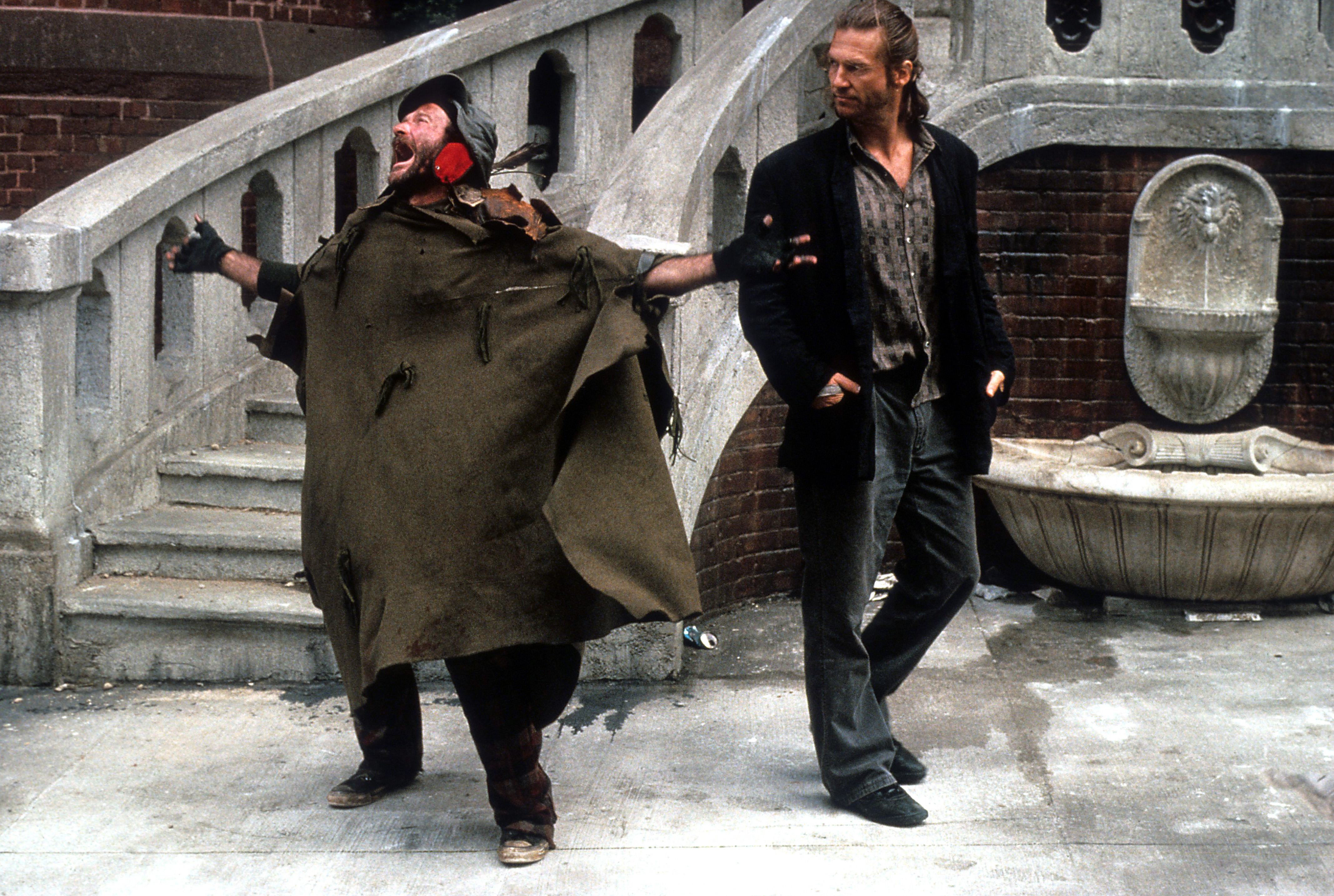 Still of Robin Williams and Jeff Bridges in The Fisher King (1991)