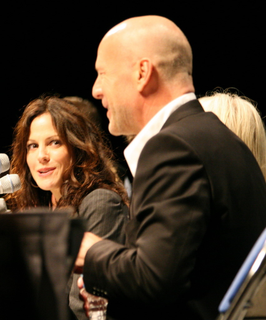 Bruce Willis and Mary-Louise Parker