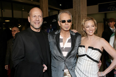 Bruce Willis, Virginia Madsen and Billy Bob Thornton at event of The Astronaut Farmer (2006)