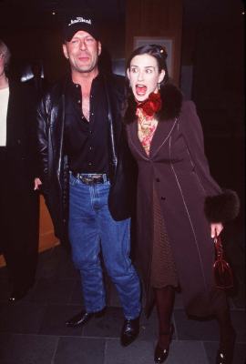 Demi Moore and Bruce Willis at event of The Jackal (1997)