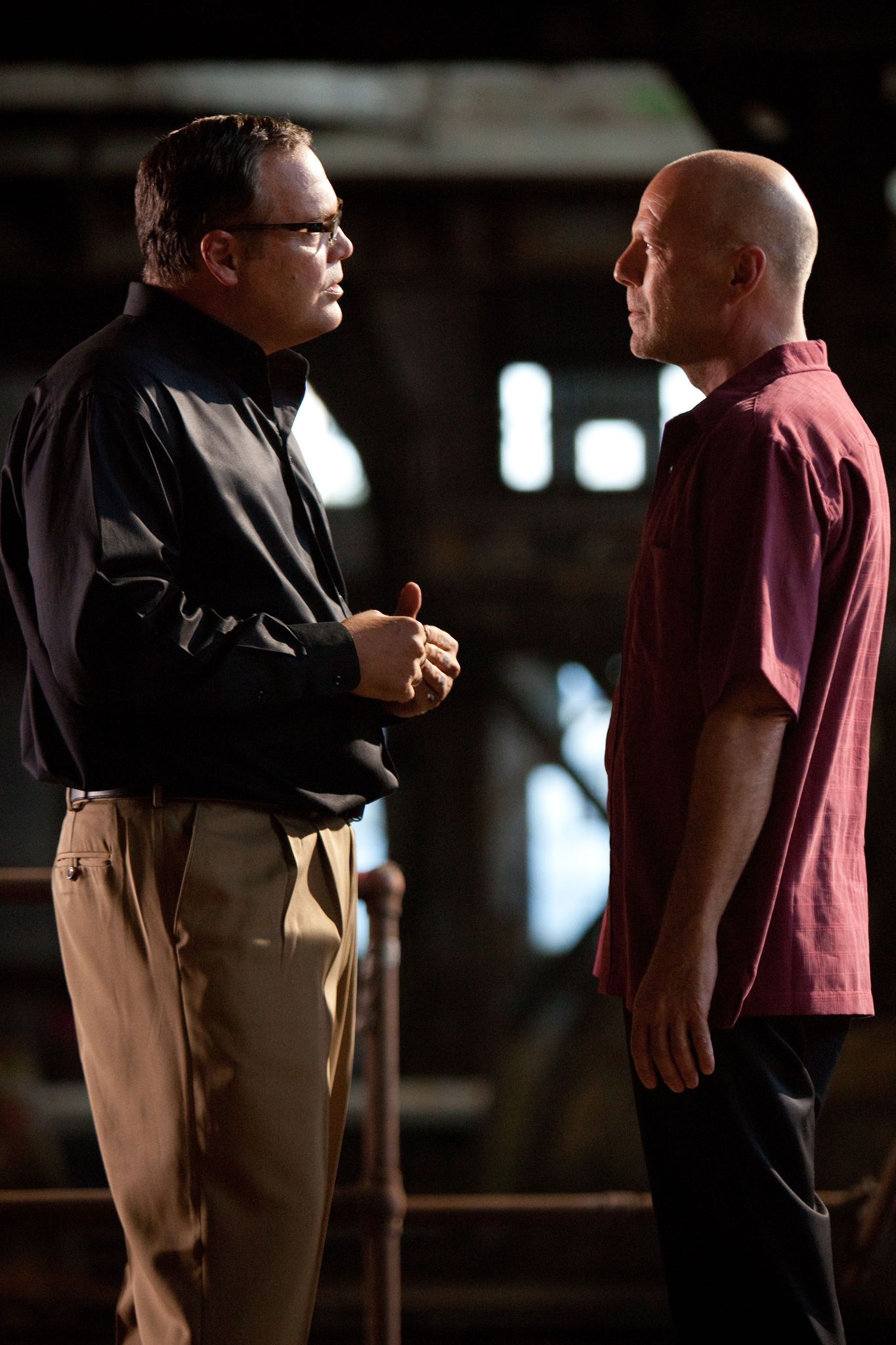 Still of Bruce Willis and Vincent D'Onofrio in Fire with Fire (2012)