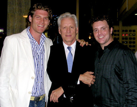 Jake Hanover, James Woods, and Tim Coston at Pretty Persuasion Premiere in Los Angeles