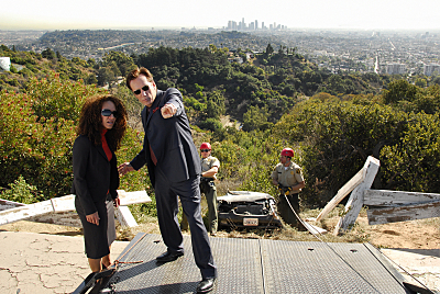 Still of James Woods and Sophina Brown in Shark (2006)