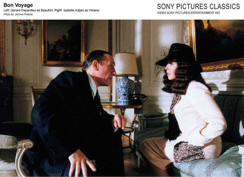 Still of Isabelle Adjani and Gérard Depardieu in Bon voyage (2003)