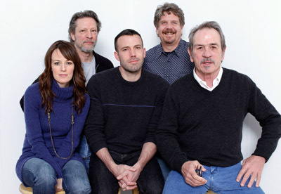 Tommy Lee Jones, Ben Affleck, Chris Cooper, John Wells and Rosemarie DeWitt