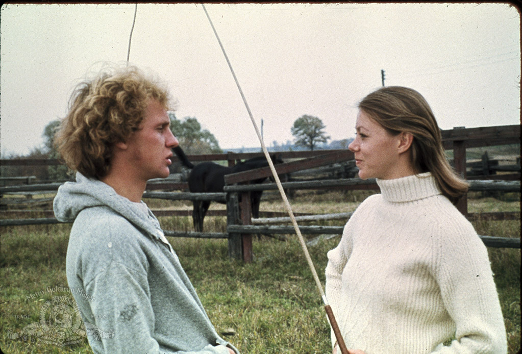 Still of Jenny Agutter and Peter Firth in Equus (1977)