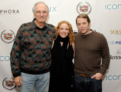 Matthew Broderick, Alan Alda and Virginia Madsen at event of Diminished Capacity (2008)