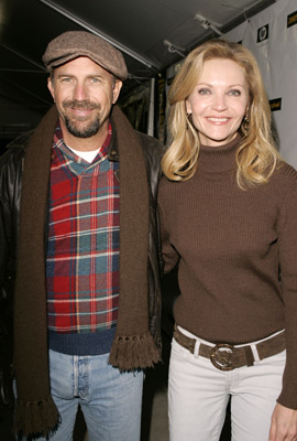 Kevin Costner and Joan Allen at event of The Upside of Anger (2005)