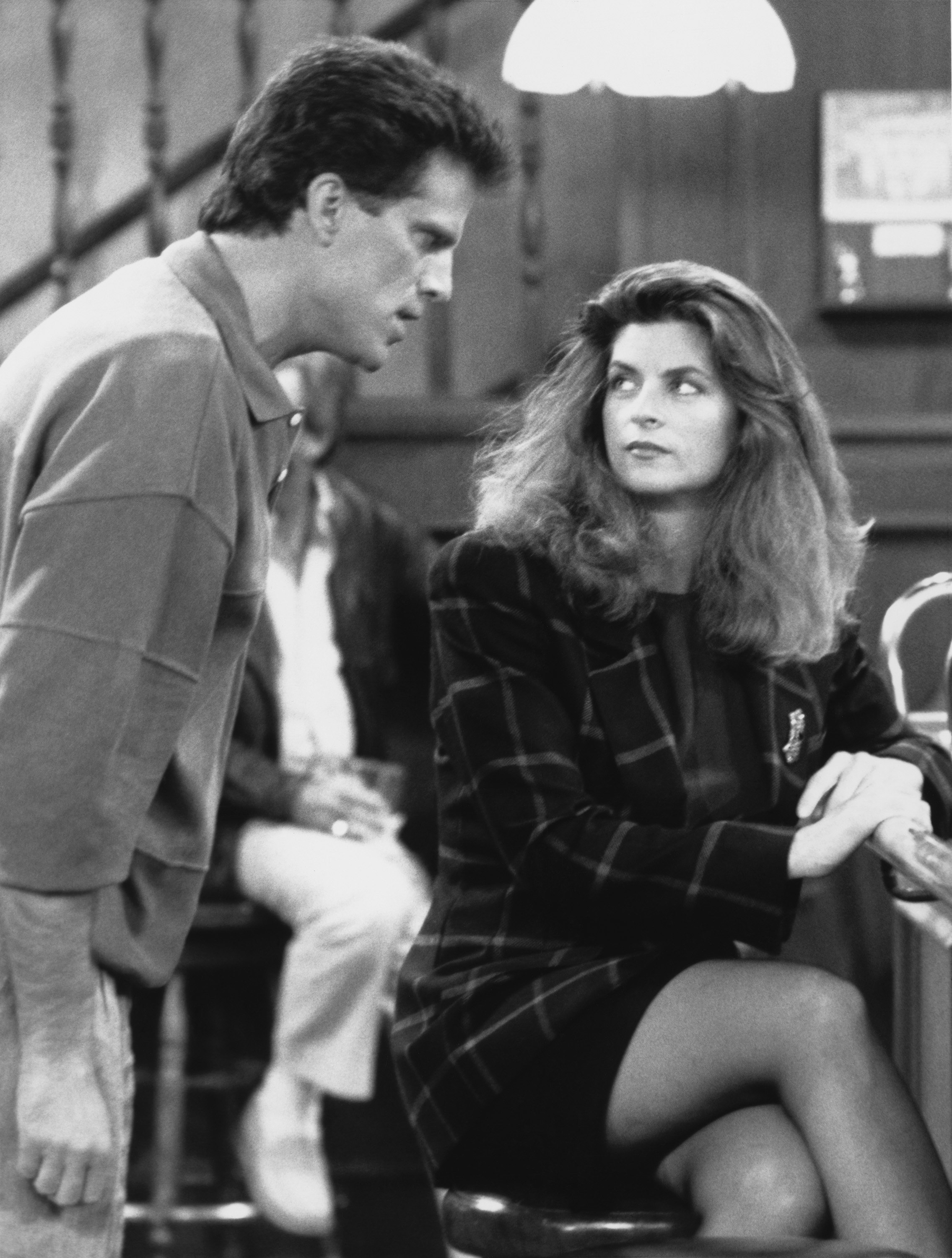 Still of Kirstie Alley and Ted Danson in Cheers (1982)