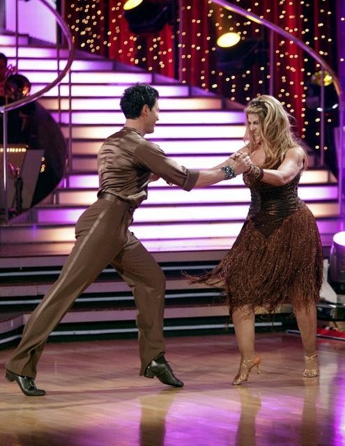 Still of Kirstie Alley and Maksim Chmerkovskiy in Dancing with the Stars (2005)