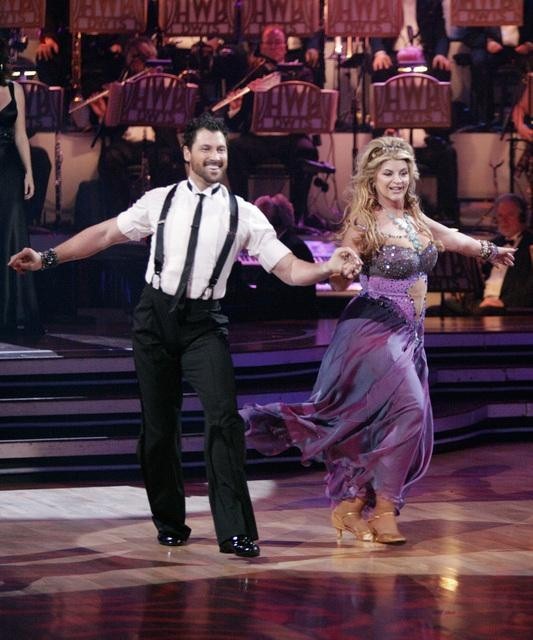 Still of Kirstie Alley and Maksim Chmerkovskiy in Dancing with the Stars (2005)